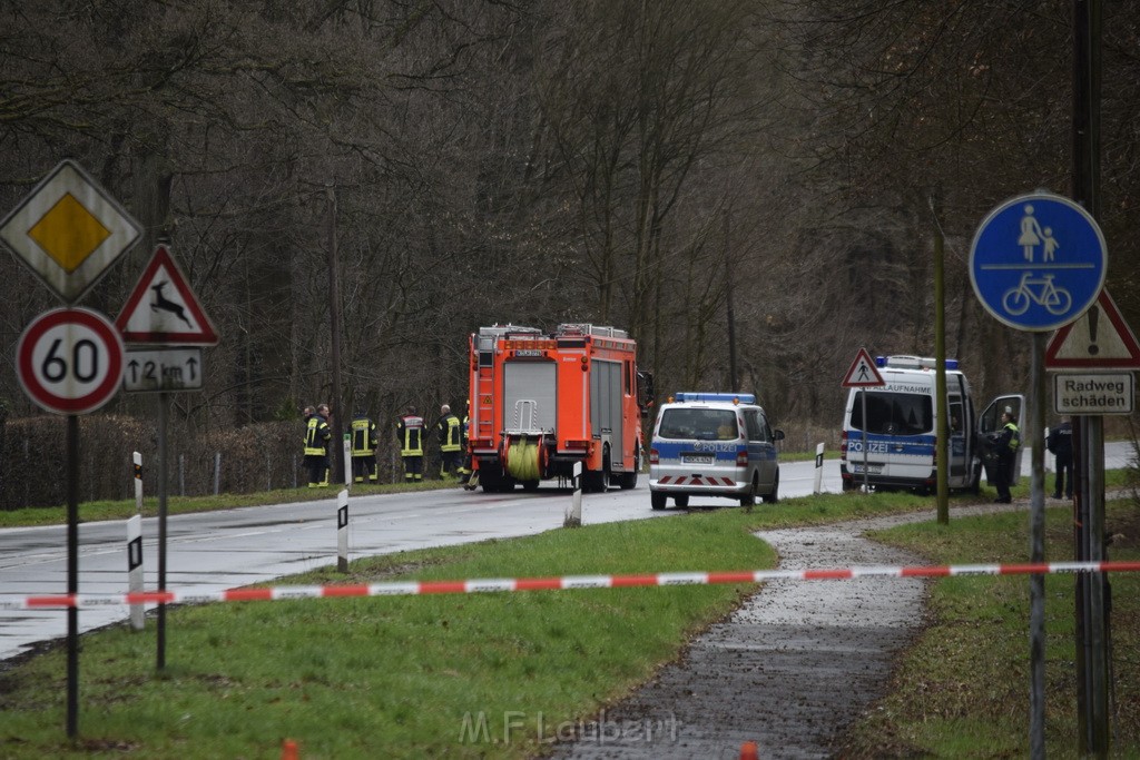 Schwerer VU Krad Pkw Koeln Porz Eil Grengeler Mauspfad P284.JPG - Miklos Laubert